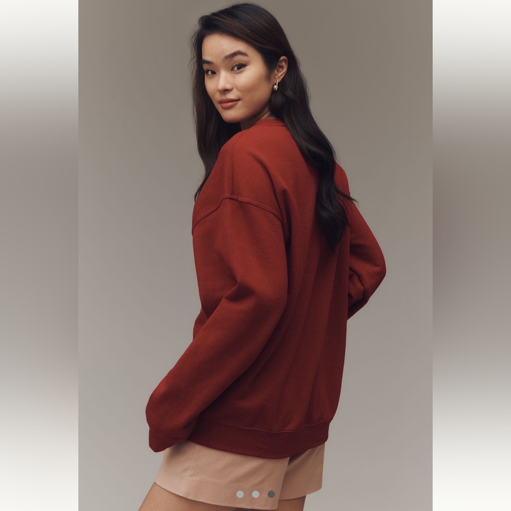 Anthropologie Graphic Pullover Sweatshirt - Size M - BNWT - Picture 3 of 9